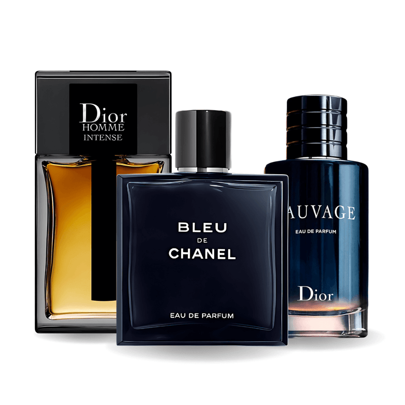3 parfüm kombináció | Sauvage Dior, Bleu de Chanel, Dior Homme Intense 100ml